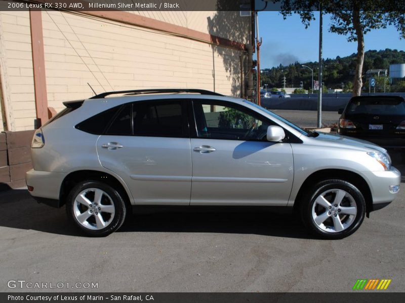 Millenium Silver Metallic / Black 2006 Lexus RX 330 AWD