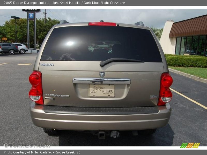 Light Khaki Metallic / Dark Khaki/Light Graystone 2005 Dodge Durango Limited