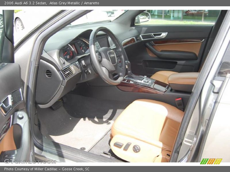Atlas Grey Metallic / Amaretto 2006 Audi A6 3.2 Sedan