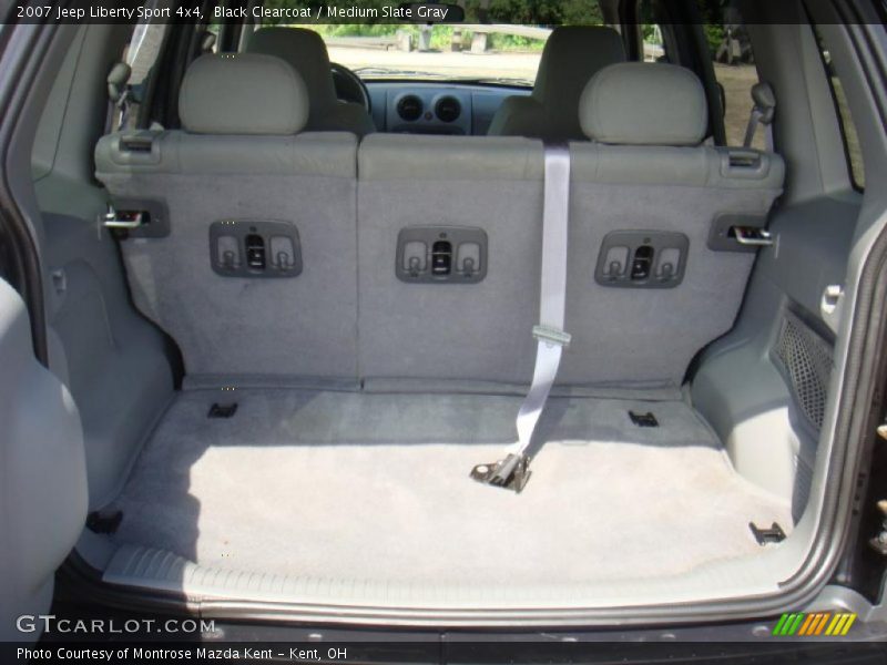 Black Clearcoat / Medium Slate Gray 2007 Jeep Liberty Sport 4x4