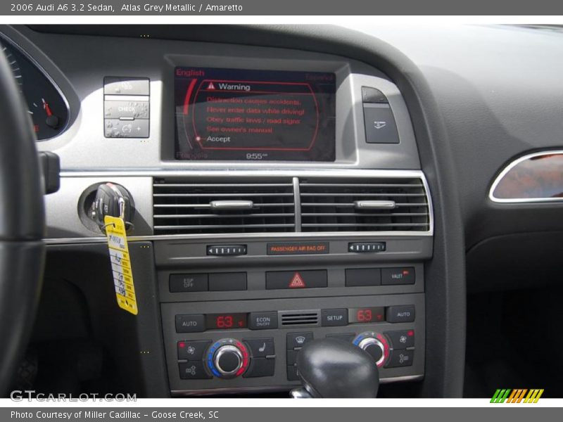 Atlas Grey Metallic / Amaretto 2006 Audi A6 3.2 Sedan
