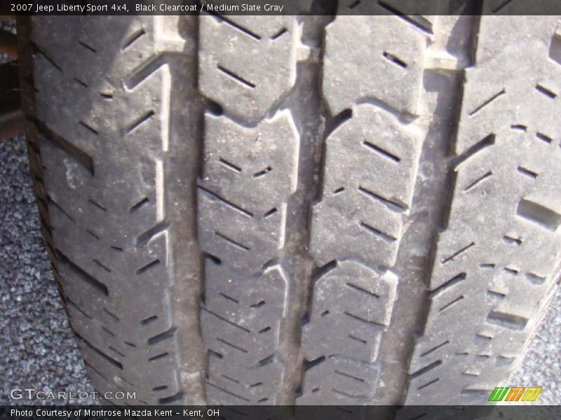 Black Clearcoat / Medium Slate Gray 2007 Jeep Liberty Sport 4x4