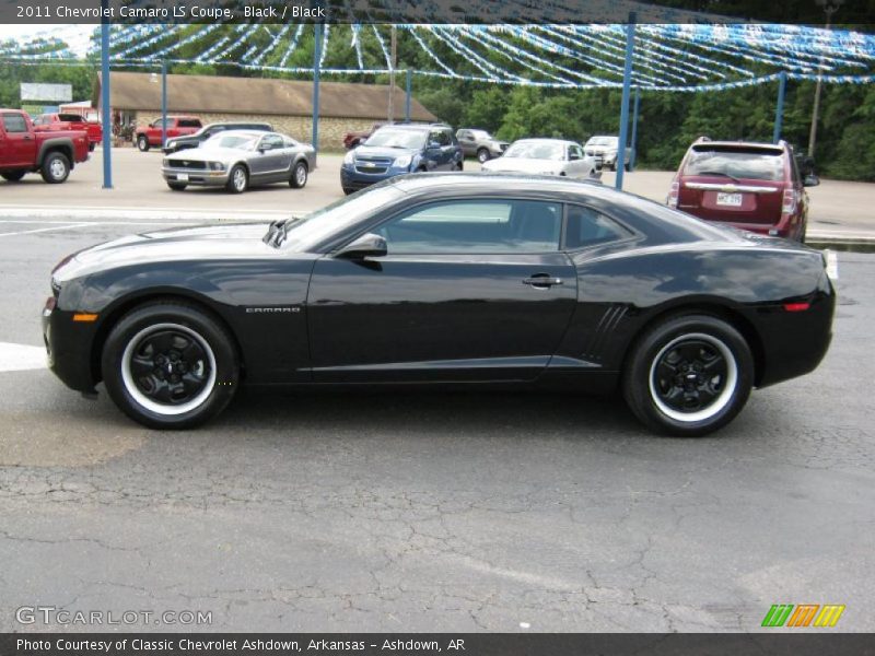 Black / Black 2011 Chevrolet Camaro LS Coupe