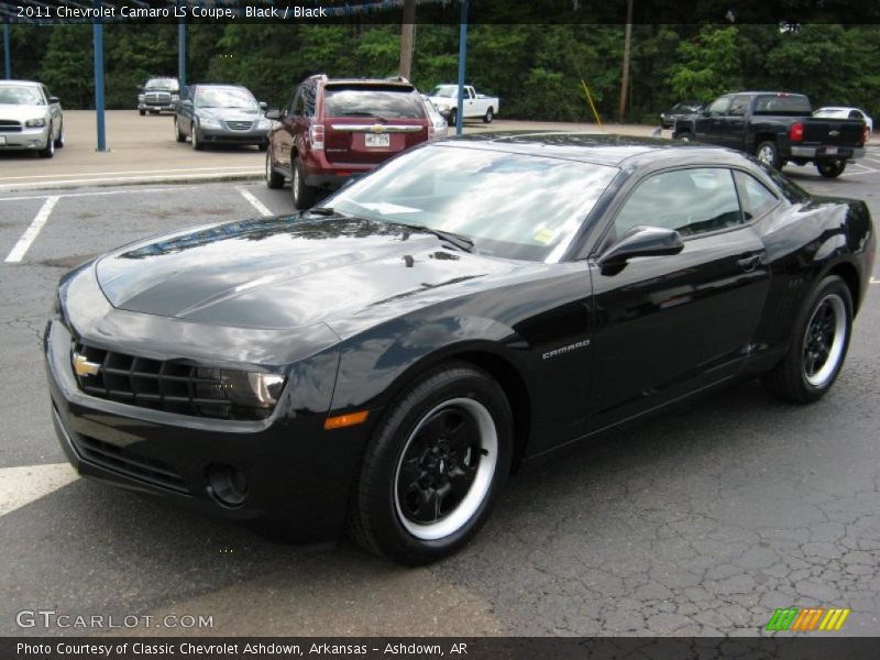 Black / Black 2011 Chevrolet Camaro LS Coupe