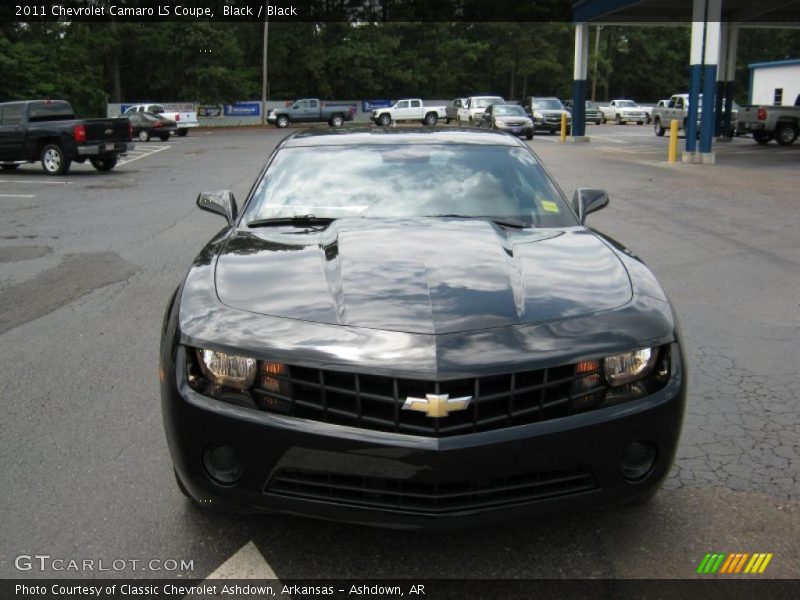 Black / Black 2011 Chevrolet Camaro LS Coupe
