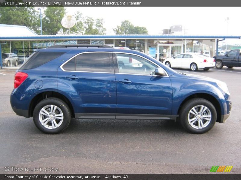 Navy Blue Metallic / Jet Black/Light Titanium 2010 Chevrolet Equinox LT AWD