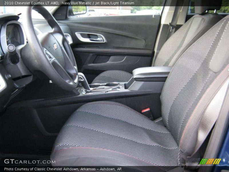 Navy Blue Metallic / Jet Black/Light Titanium 2010 Chevrolet Equinox LT AWD