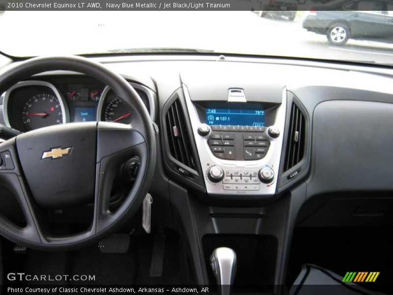 Navy Blue Metallic / Jet Black/Light Titanium 2010 Chevrolet Equinox LT AWD