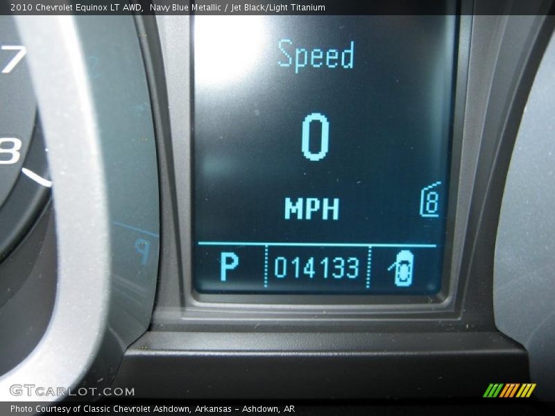 Navy Blue Metallic / Jet Black/Light Titanium 2010 Chevrolet Equinox LT AWD