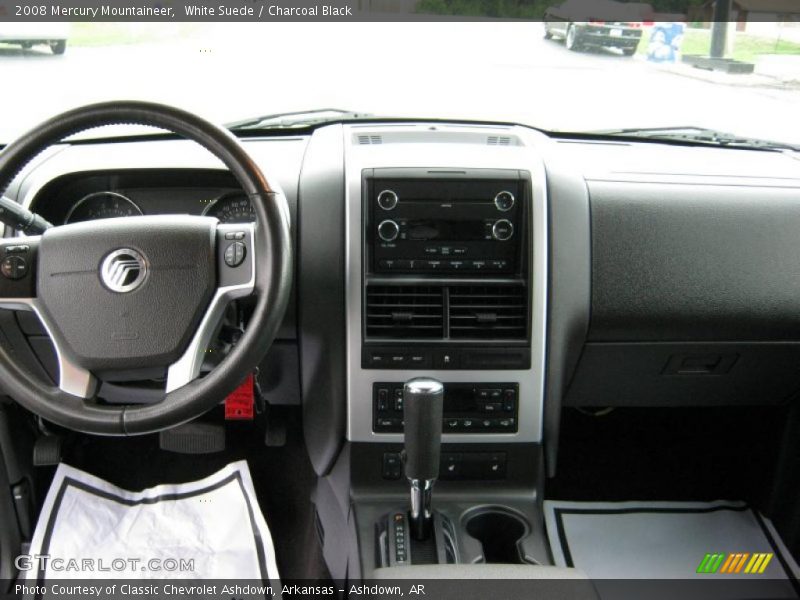 White Suede / Charcoal Black 2008 Mercury Mountaineer