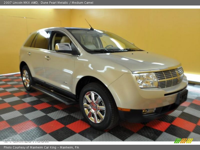Dune Pearl Metallic / Medium Camel 2007 Lincoln MKX AWD