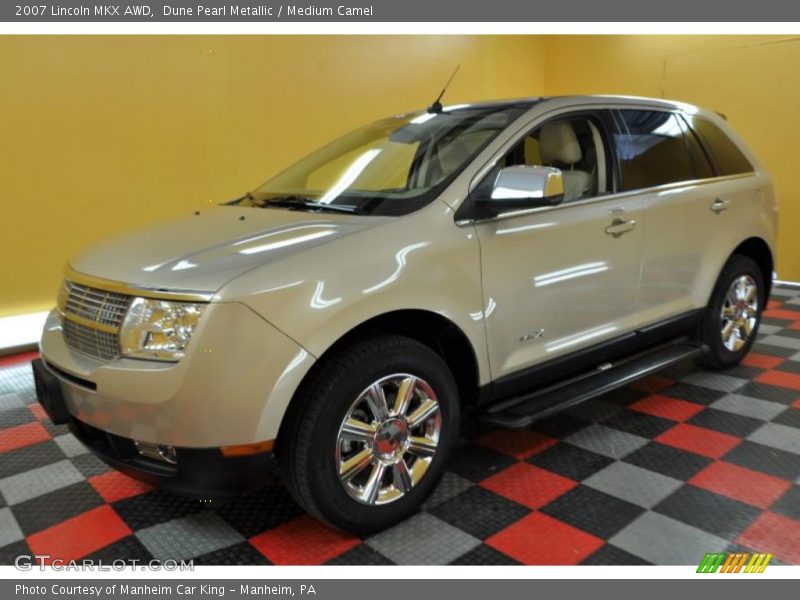 Dune Pearl Metallic / Medium Camel 2007 Lincoln MKX AWD