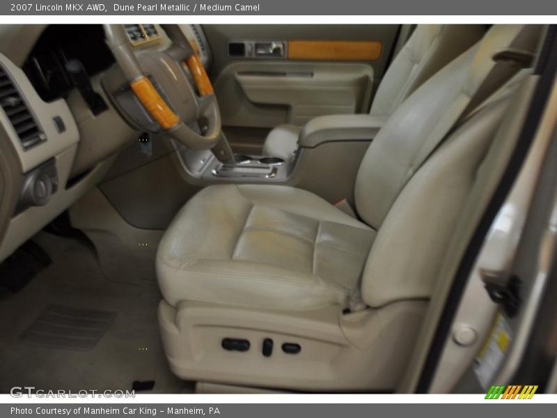 Dune Pearl Metallic / Medium Camel 2007 Lincoln MKX AWD