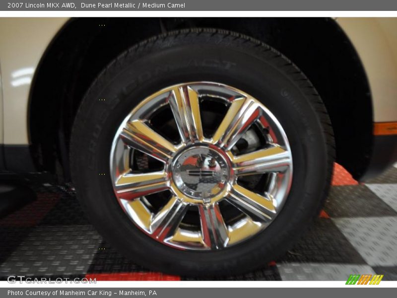 Dune Pearl Metallic / Medium Camel 2007 Lincoln MKX AWD