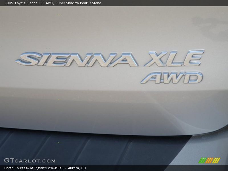 Silver Shadow Pearl / Stone 2005 Toyota Sienna XLE AWD