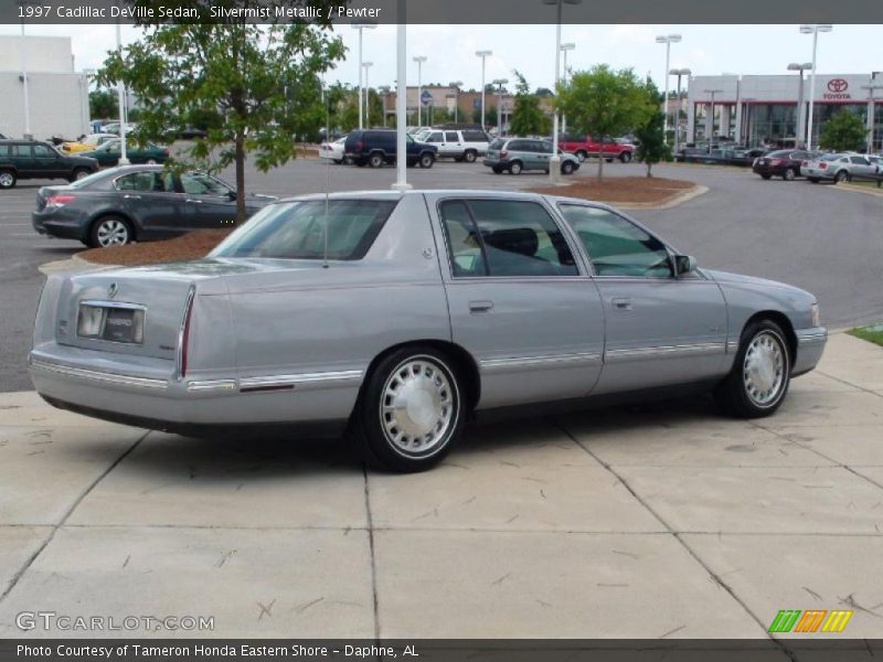 Silvermist Metallic / Pewter 1997 Cadillac DeVille Sedan