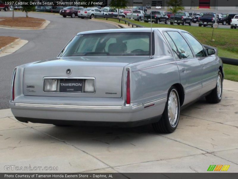 Silvermist Metallic / Pewter 1997 Cadillac DeVille Sedan