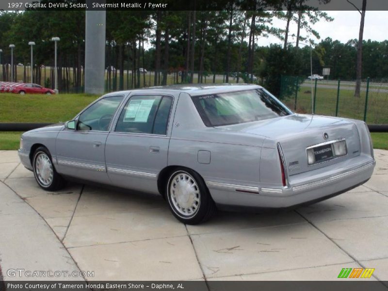 Silvermist Metallic / Pewter 1997 Cadillac DeVille Sedan