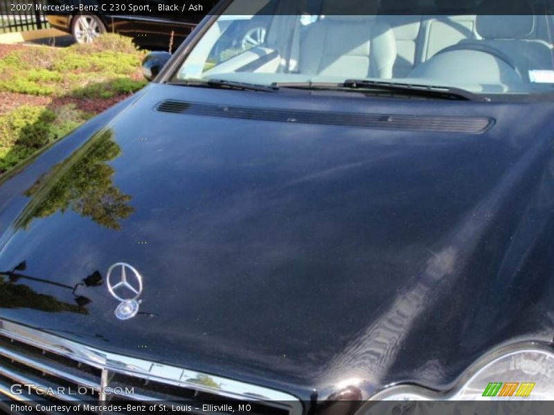 Black / Ash 2007 Mercedes-Benz C 230 Sport