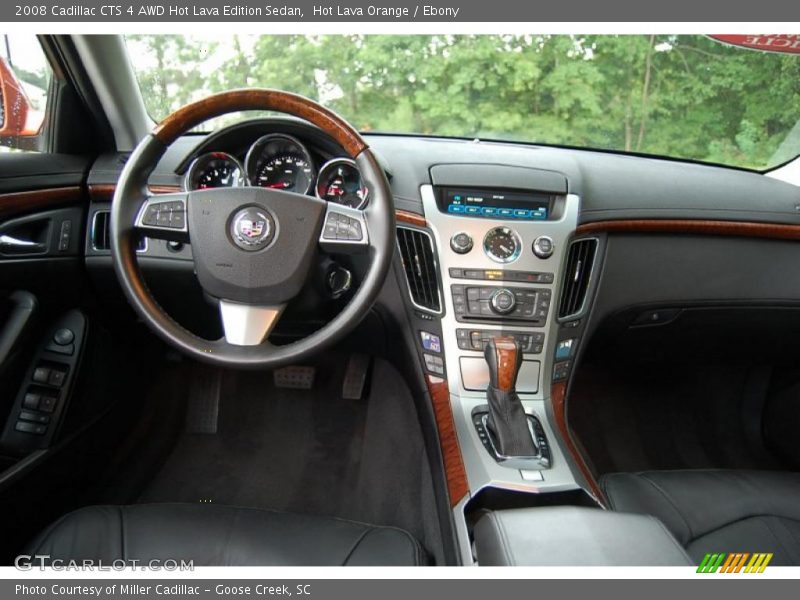 Hot Lava Orange / Ebony 2008 Cadillac CTS 4 AWD Hot Lava Edition Sedan