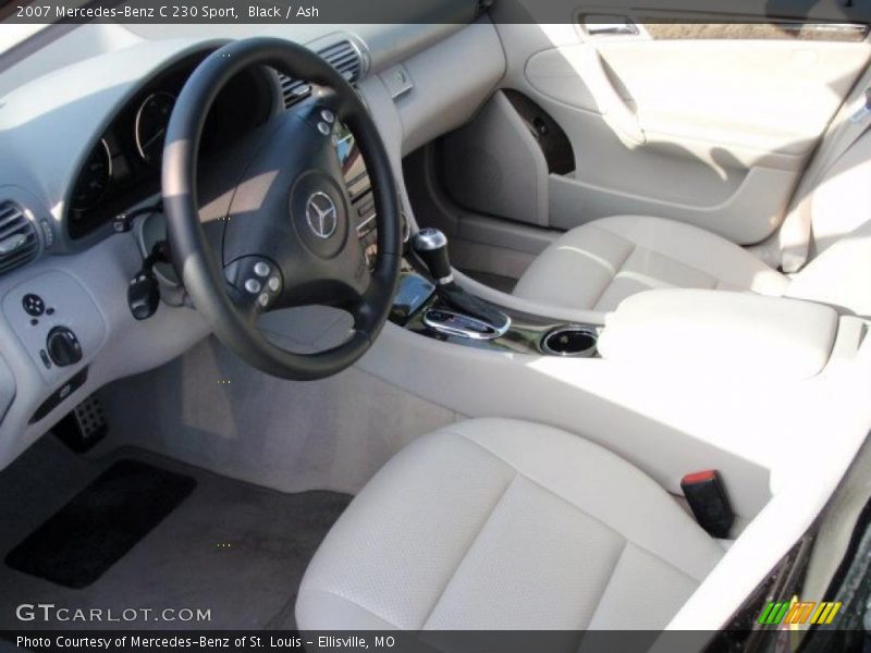 Black / Ash 2007 Mercedes-Benz C 230 Sport