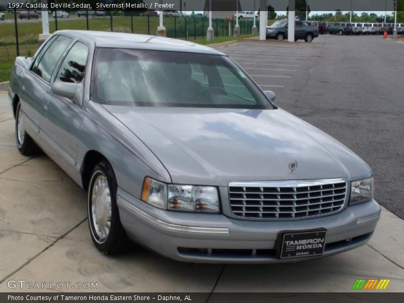 Silvermist Metallic / Pewter 1997 Cadillac DeVille Sedan