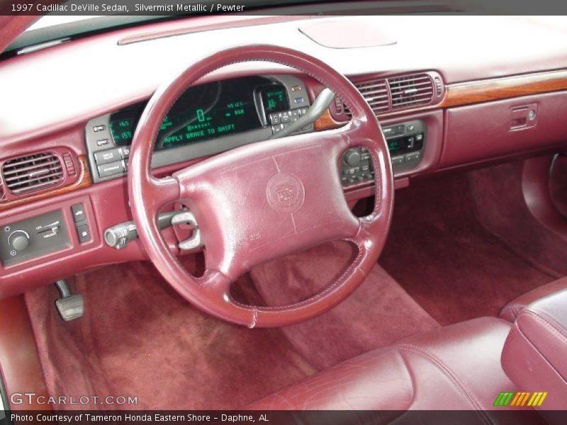 Silvermist Metallic / Pewter 1997 Cadillac DeVille Sedan