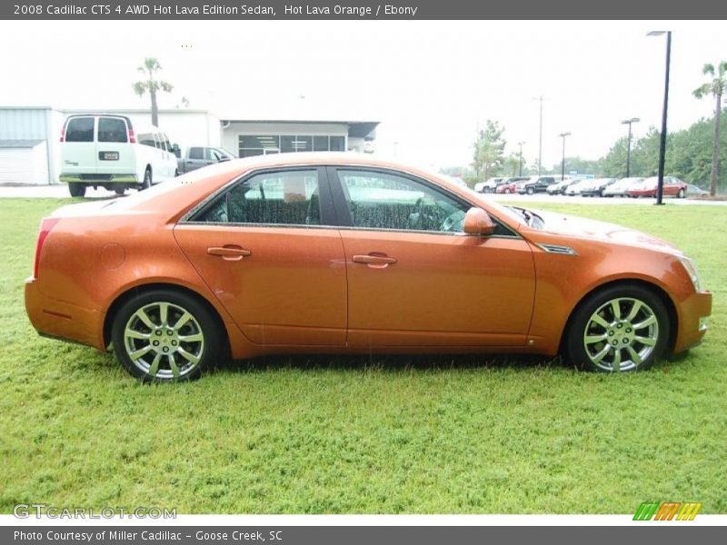 Hot Lava Orange / Ebony 2008 Cadillac CTS 4 AWD Hot Lava Edition Sedan