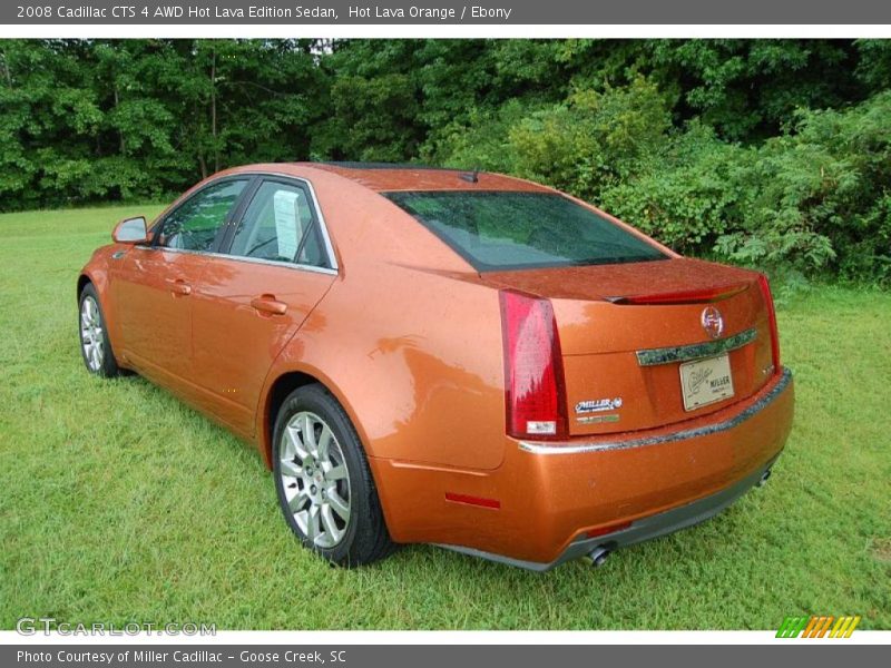Hot Lava Orange / Ebony 2008 Cadillac CTS 4 AWD Hot Lava Edition Sedan