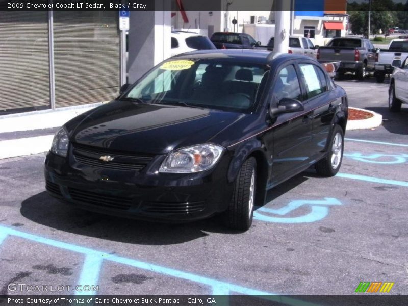 Black / Gray 2009 Chevrolet Cobalt LT Sedan
