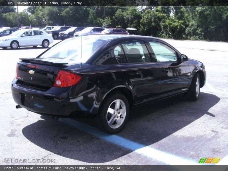 Black / Gray 2009 Chevrolet Cobalt LT Sedan