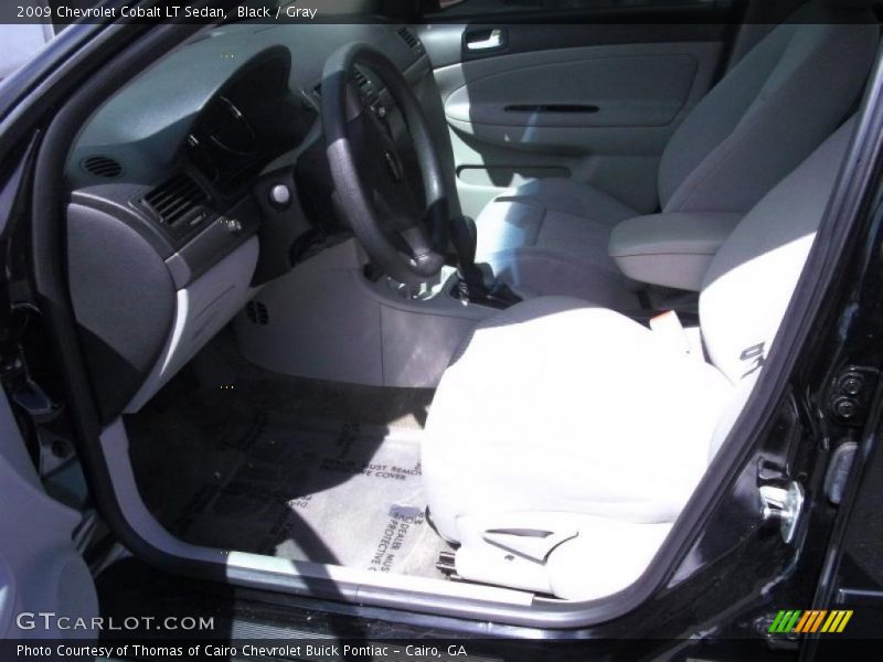 Black / Gray 2009 Chevrolet Cobalt LT Sedan