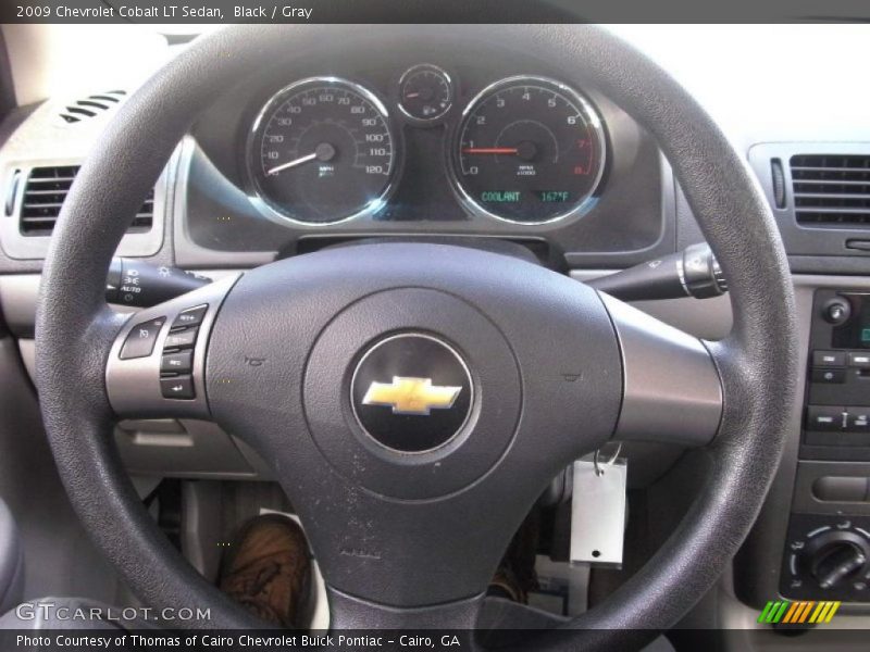 Black / Gray 2009 Chevrolet Cobalt LT Sedan