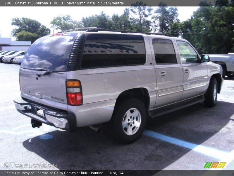 Silver Birch Metallic / Tan/Neutral 2005 Chevrolet Suburban 1500 LT