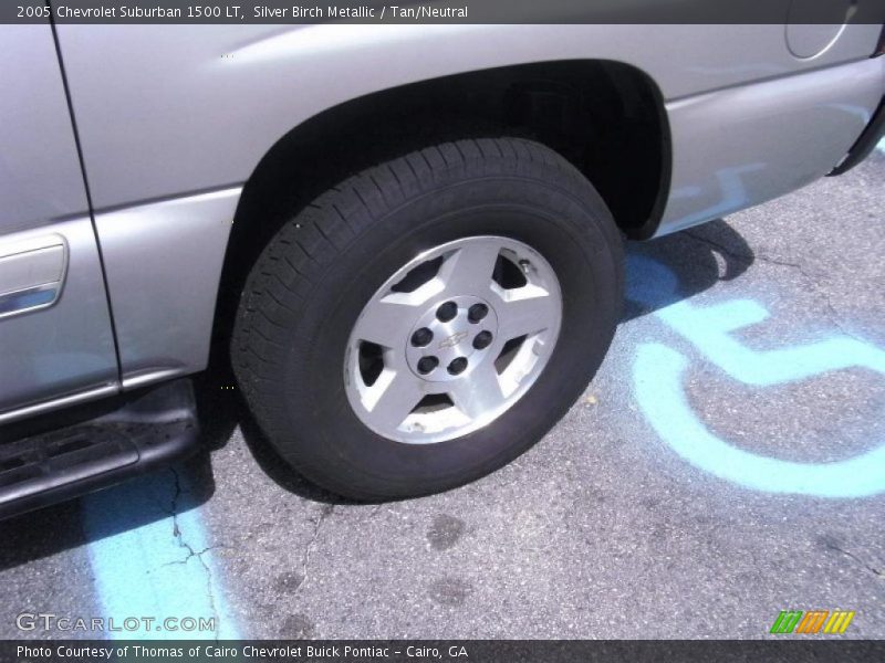 Silver Birch Metallic / Tan/Neutral 2005 Chevrolet Suburban 1500 LT