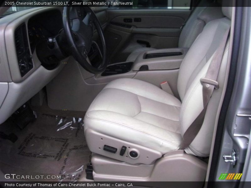 Silver Birch Metallic / Tan/Neutral 2005 Chevrolet Suburban 1500 LT