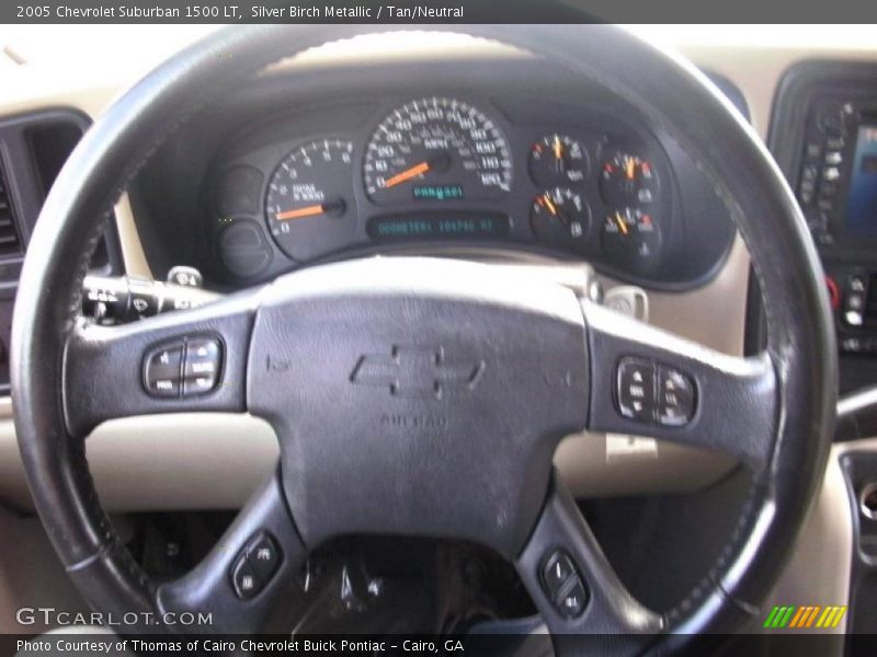 Silver Birch Metallic / Tan/Neutral 2005 Chevrolet Suburban 1500 LT