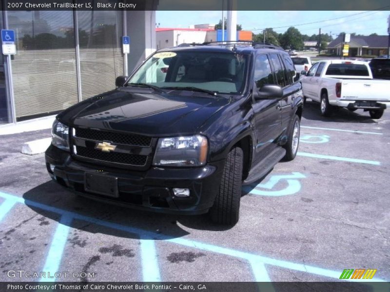 Black / Ebony 2007 Chevrolet TrailBlazer LS