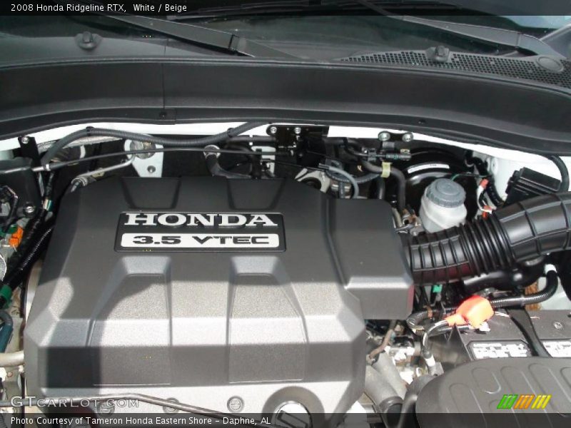 White / Beige 2008 Honda Ridgeline RTX