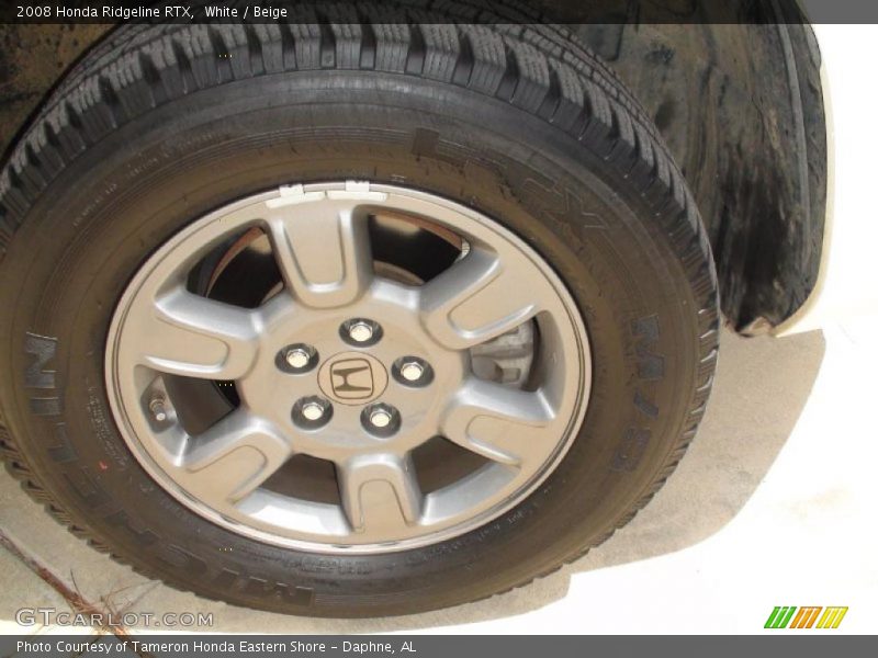 White / Beige 2008 Honda Ridgeline RTX
