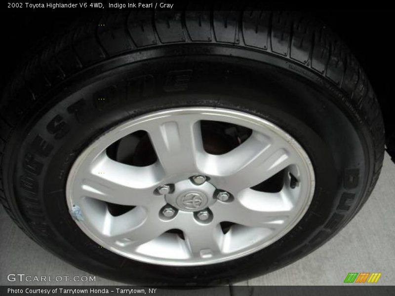 Indigo Ink Pearl / Gray 2002 Toyota Highlander V6 4WD