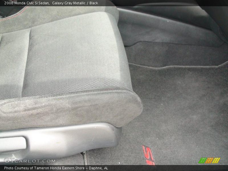 Galaxy Gray Metallic / Black 2008 Honda Civic Si Sedan