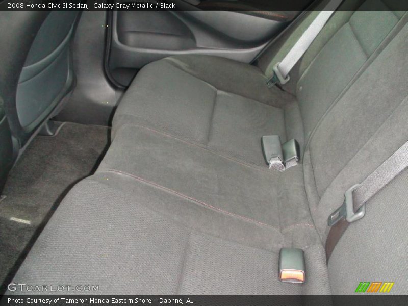 Galaxy Gray Metallic / Black 2008 Honda Civic Si Sedan