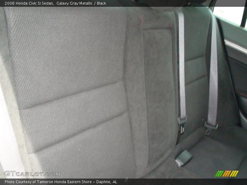 Galaxy Gray Metallic / Black 2008 Honda Civic Si Sedan