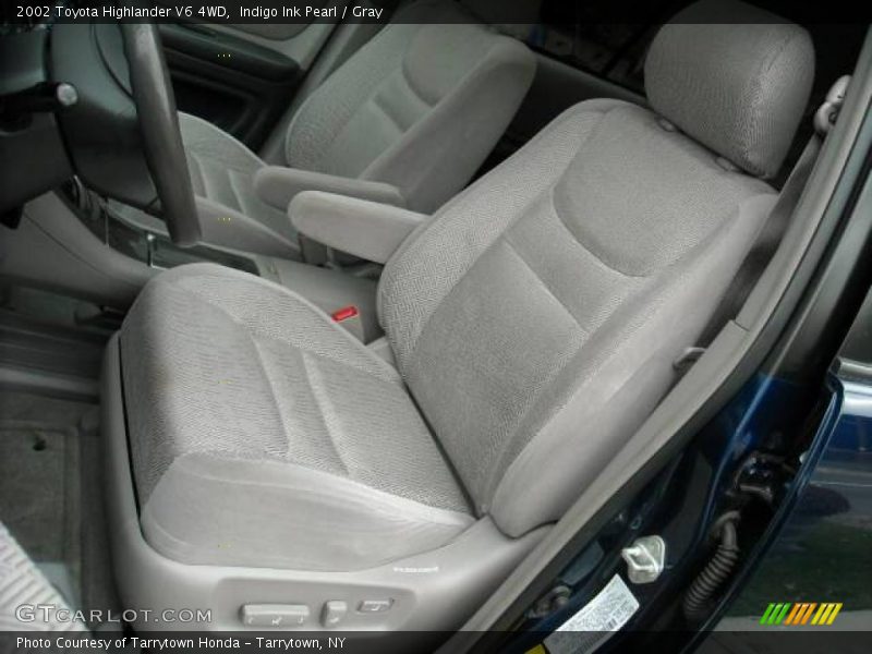 Indigo Ink Pearl / Gray 2002 Toyota Highlander V6 4WD