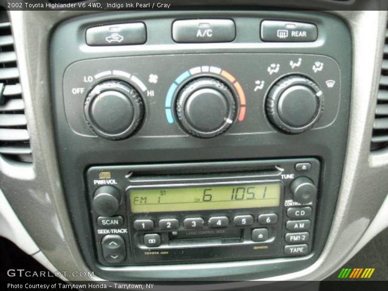 Indigo Ink Pearl / Gray 2002 Toyota Highlander V6 4WD