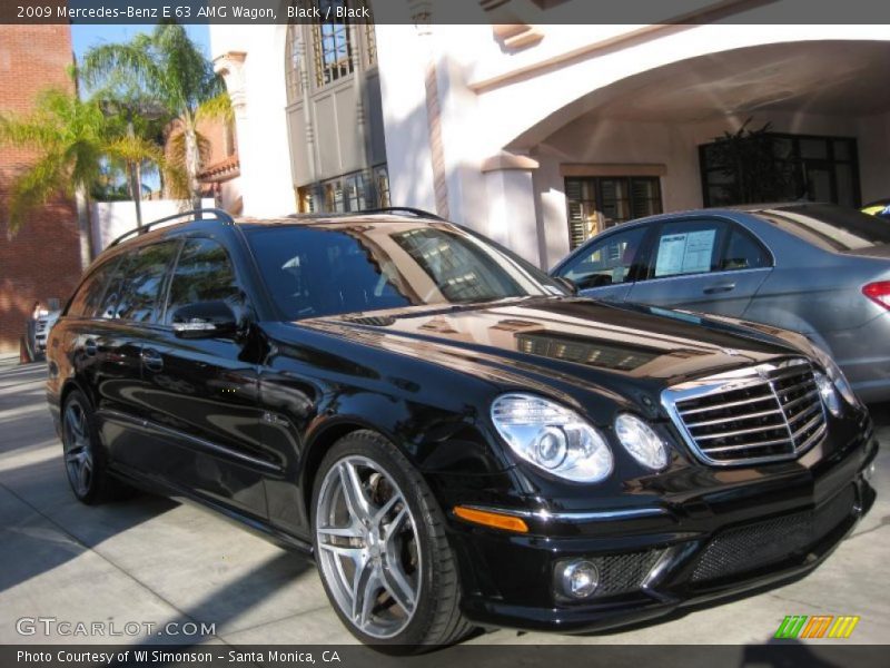 Black / Black 2009 Mercedes-Benz E 63 AMG Wagon