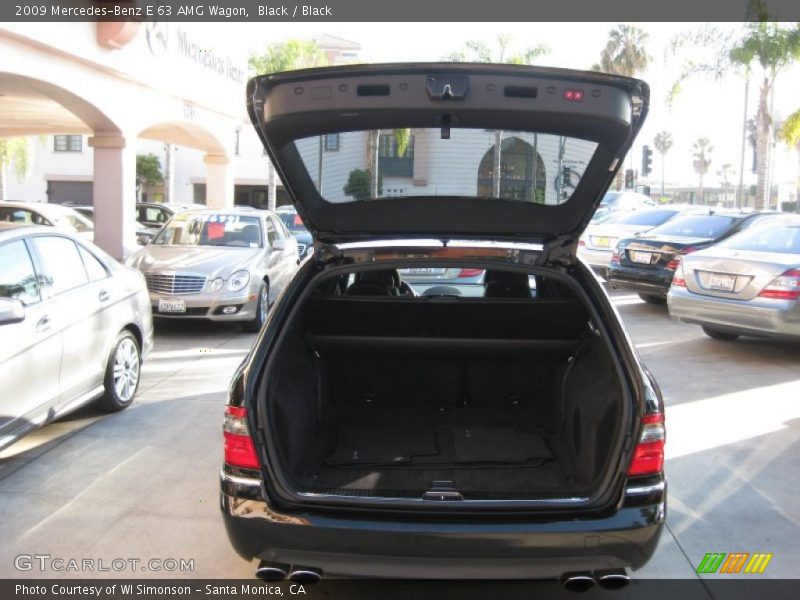 Black / Black 2009 Mercedes-Benz E 63 AMG Wagon