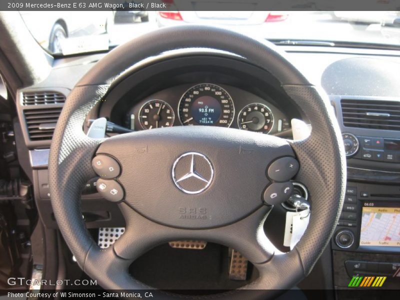 Black / Black 2009 Mercedes-Benz E 63 AMG Wagon