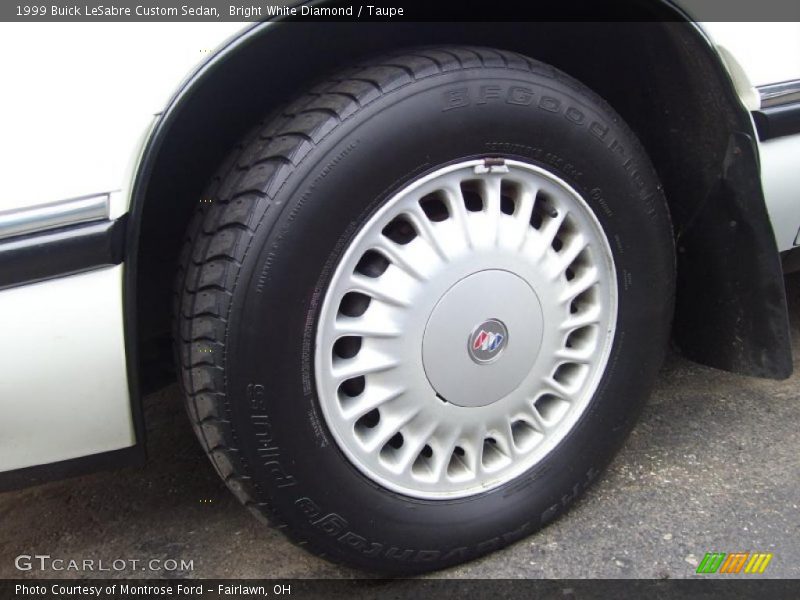 Bright White Diamond / Taupe 1999 Buick LeSabre Custom Sedan